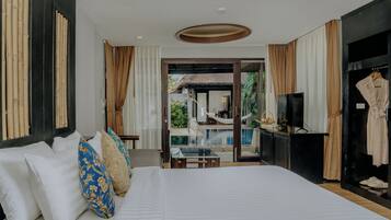 2 Bedrooms Pool Villa | Minibar, in-room safe, blackout drapes, WiFi (free)