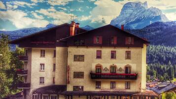 Majoituspaikan julkisivu