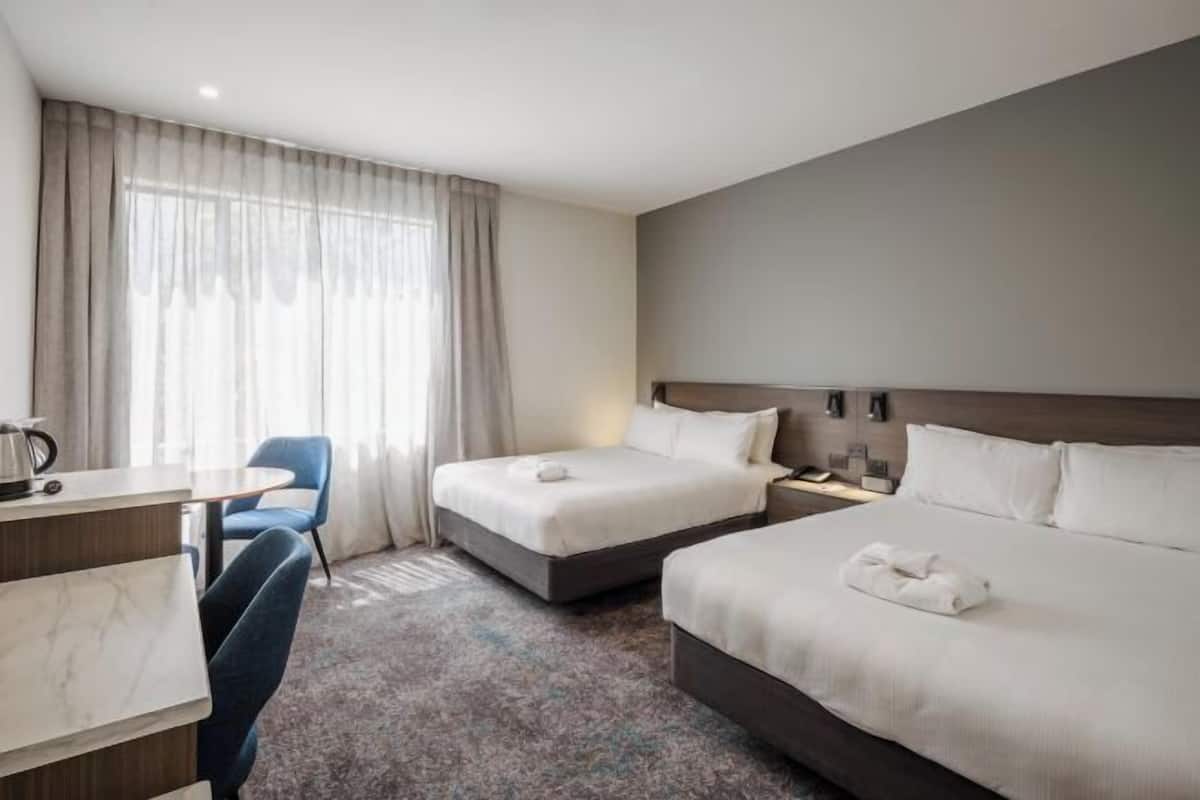 Desk, iron/ironing board, free WiFi, bed sheets