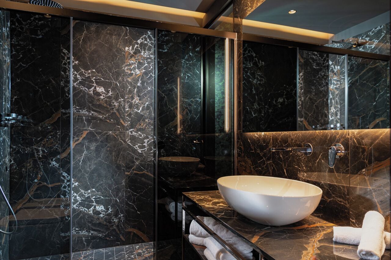 emotion deluxe canal view | bathroom | free toiletries, hair dryer, towels, soap