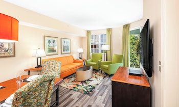 Flat-screen TV, DVD player at Mizner Place at Weston Town Center, Fort Lauderdale