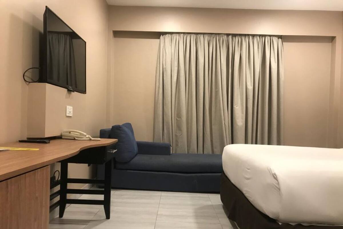Minibar, in-room safe, desk, laptop workspace