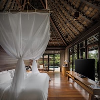 Tropical Pool Villa | Premium bedding, down duvets, Select Comfort beds, free minibar items