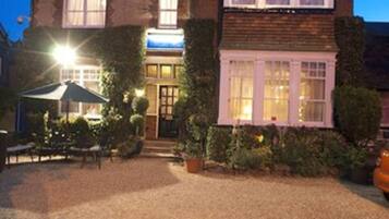 Front of property – evening/night