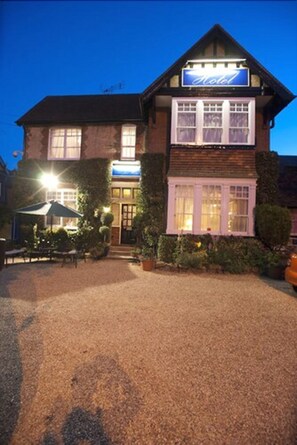 Front of property – evening/night