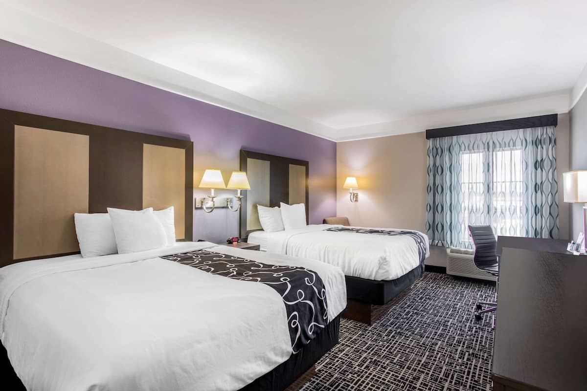 premium bedding, desk, iron/ironing board, free cots/infant beds