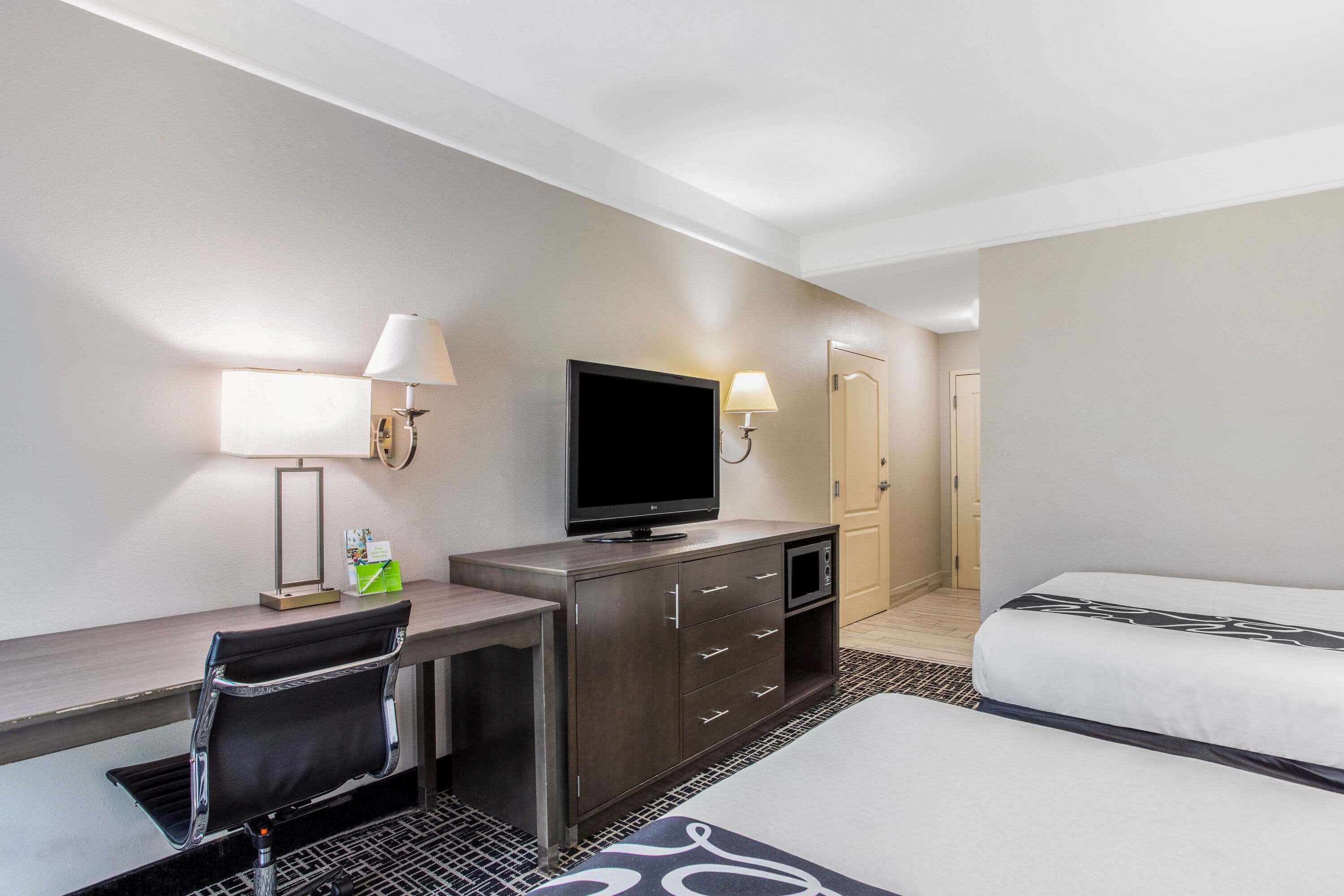 premium bedding, desk, iron/ironing board, free cots/infant beds