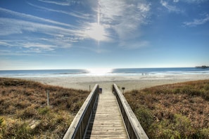 On the beach, fishing - Palmetto Vacation Rentals at Kingston Plantation (Myrtle Beach)