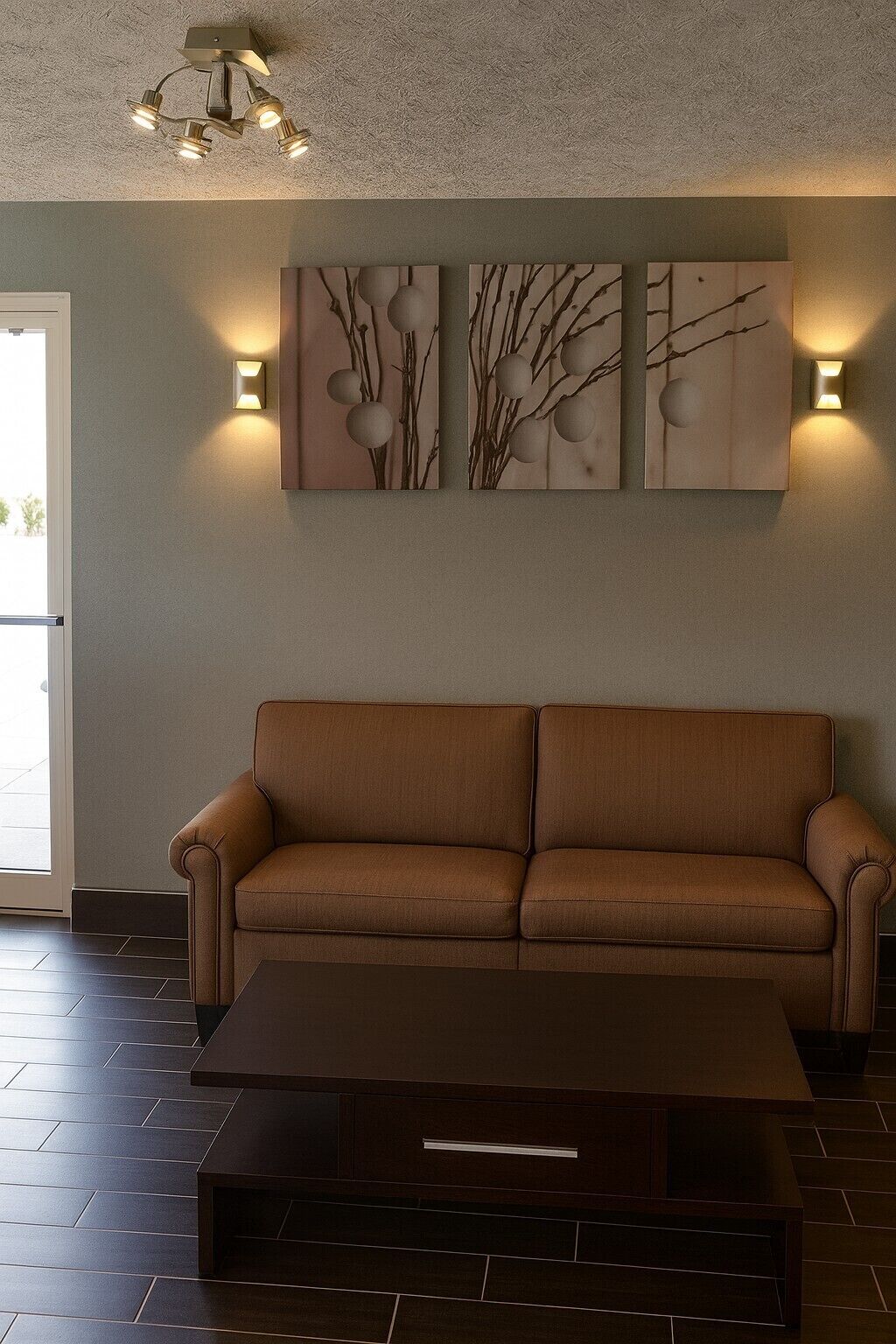 40-inch LED TV with cable channels, TV