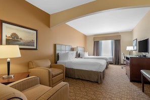 In-room safe, desk, iron/ironing board, free cribs/infant beds - Best Western Plus Butterfield Inn (Hays)