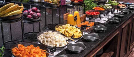 Gratis morgenmadsbuffet hver dag