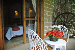 스탠다드 더블룸, 더블침대 2개 | 테라스/파티오