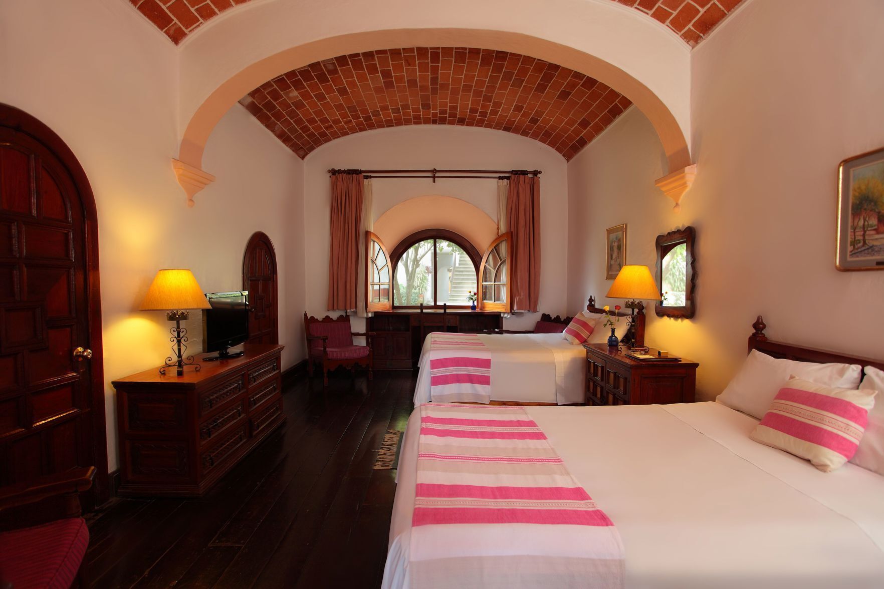 Premium bedding, pillow-top beds, in-room safe, individually decorated