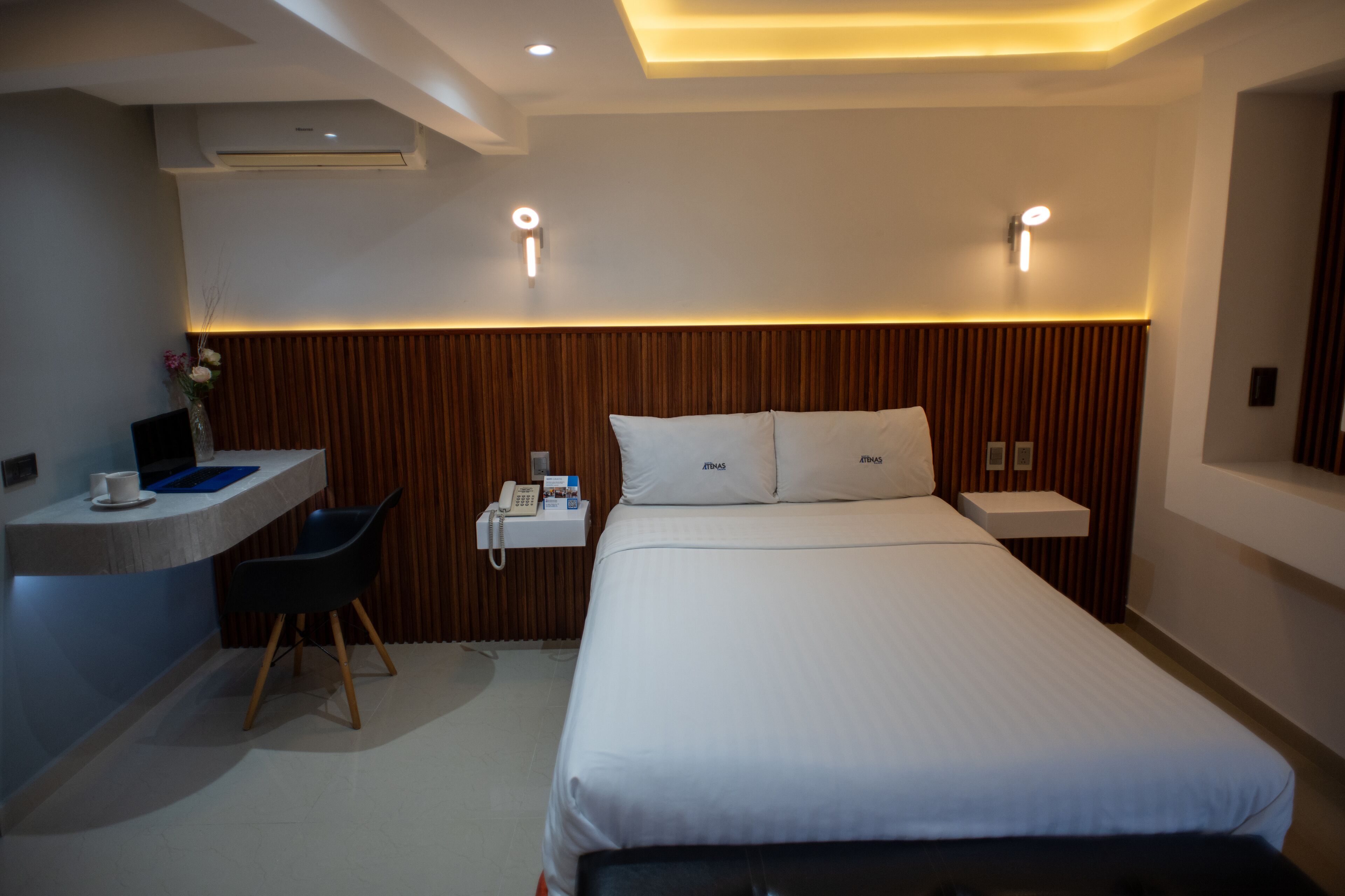 premium room | desk, laptop workspace, soundproofing, iron/ironing board