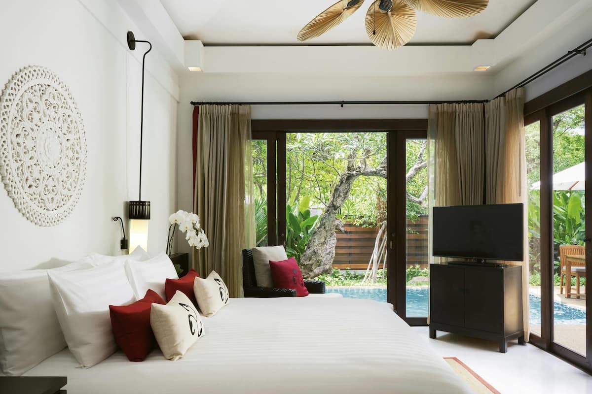 Biệt thự, 1 giường cỡ king, hồ bơi riêng | Minibar, két bảo mật tại phòng, màn/rèm cản sáng