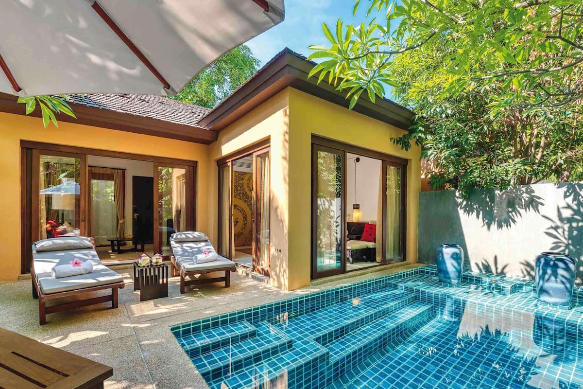 Villa, 1 King-Bett, eigener Pool | Minibar, Zimmersafe, Verdunkelungsvorhänge, Bügeleisen/Bügelbrett