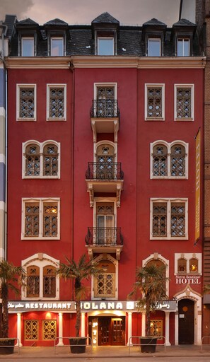 Majoituspaikan julkisivu