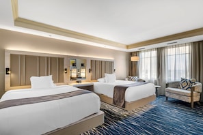 客房, 2 張加大雙人床, 非吸煙房 | 高級寢具、客房內保險箱、書桌、遮光布/窗簾