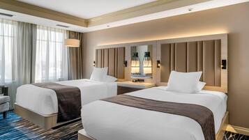 Standard Room, 2 Double Beds, Non Smoking | Premium bedding, in-room safe, desk, blackout curtains