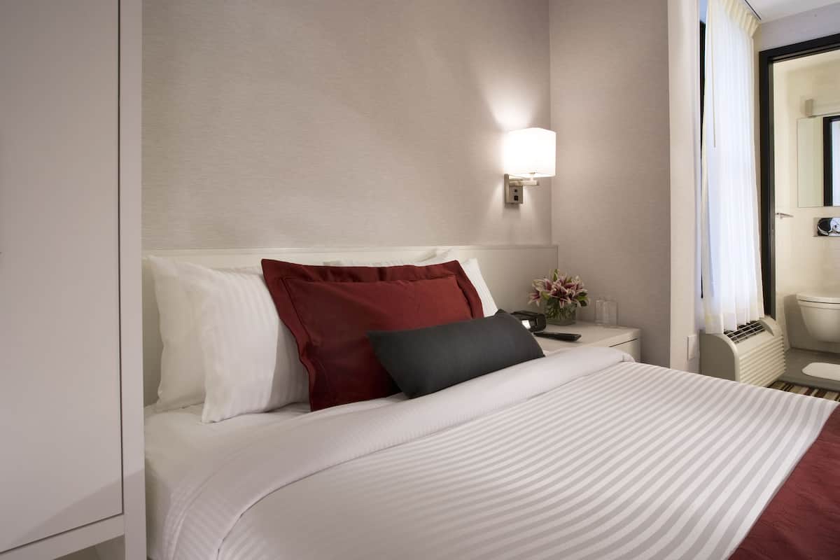 In-room safe, desk, laptop workspace, blackout curtains