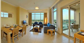 Premium bedding, pillow-top beds, in-room safe, desk