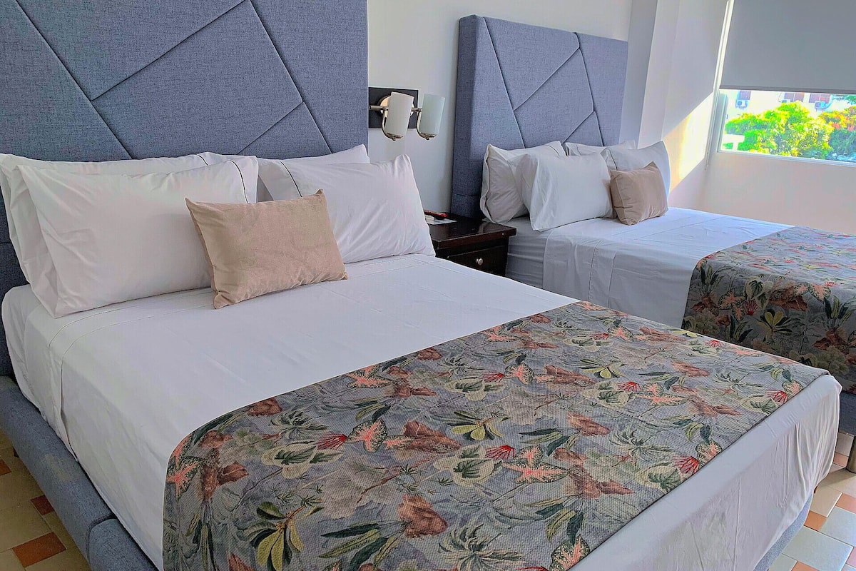 1 bedroom, premium bedding, down duvets, Select Comfort beds