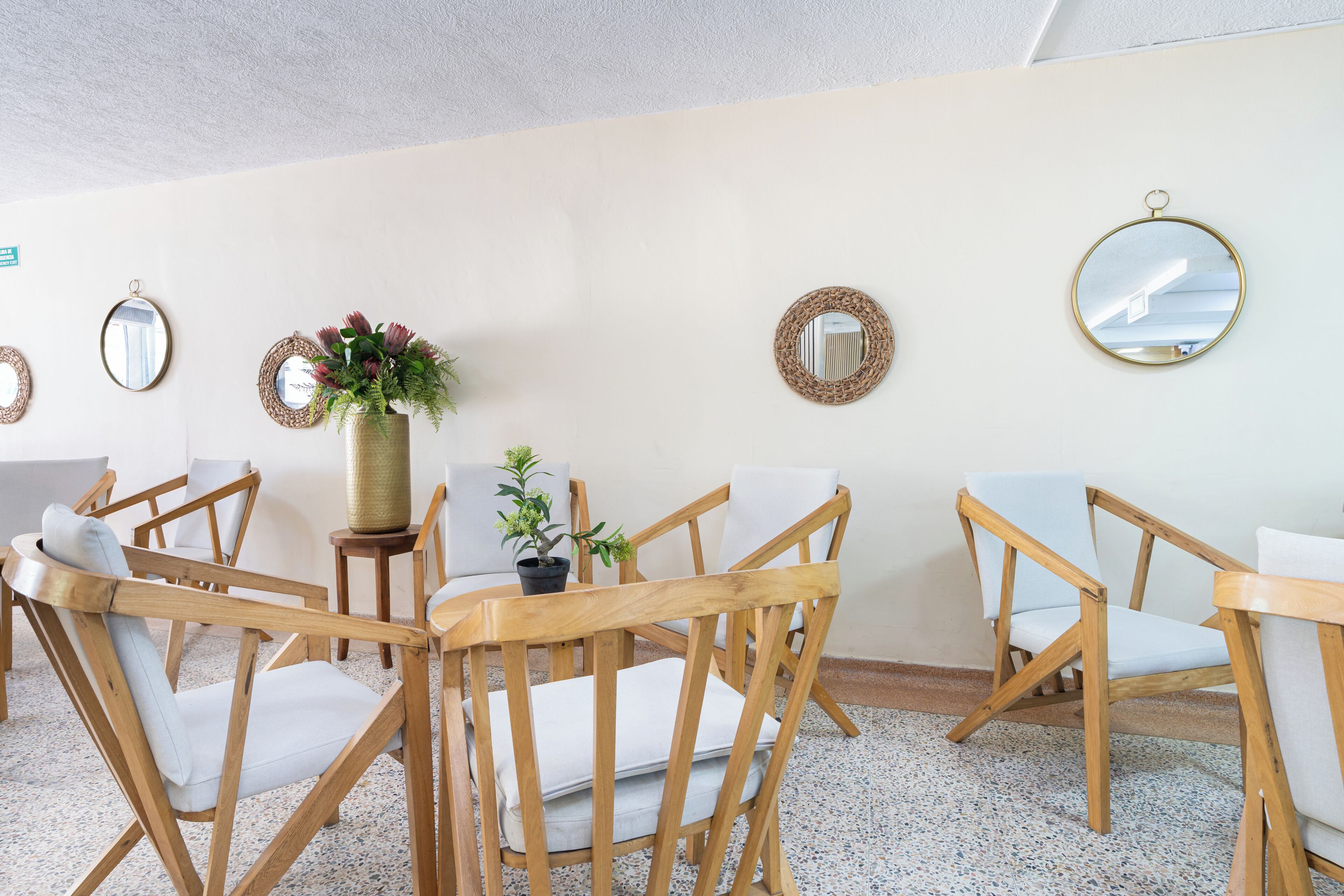 Sitteområde i lobbyen