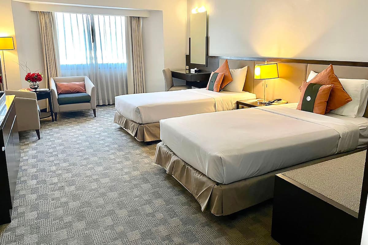 Minibar, in-room safe, desk, blackout curtains