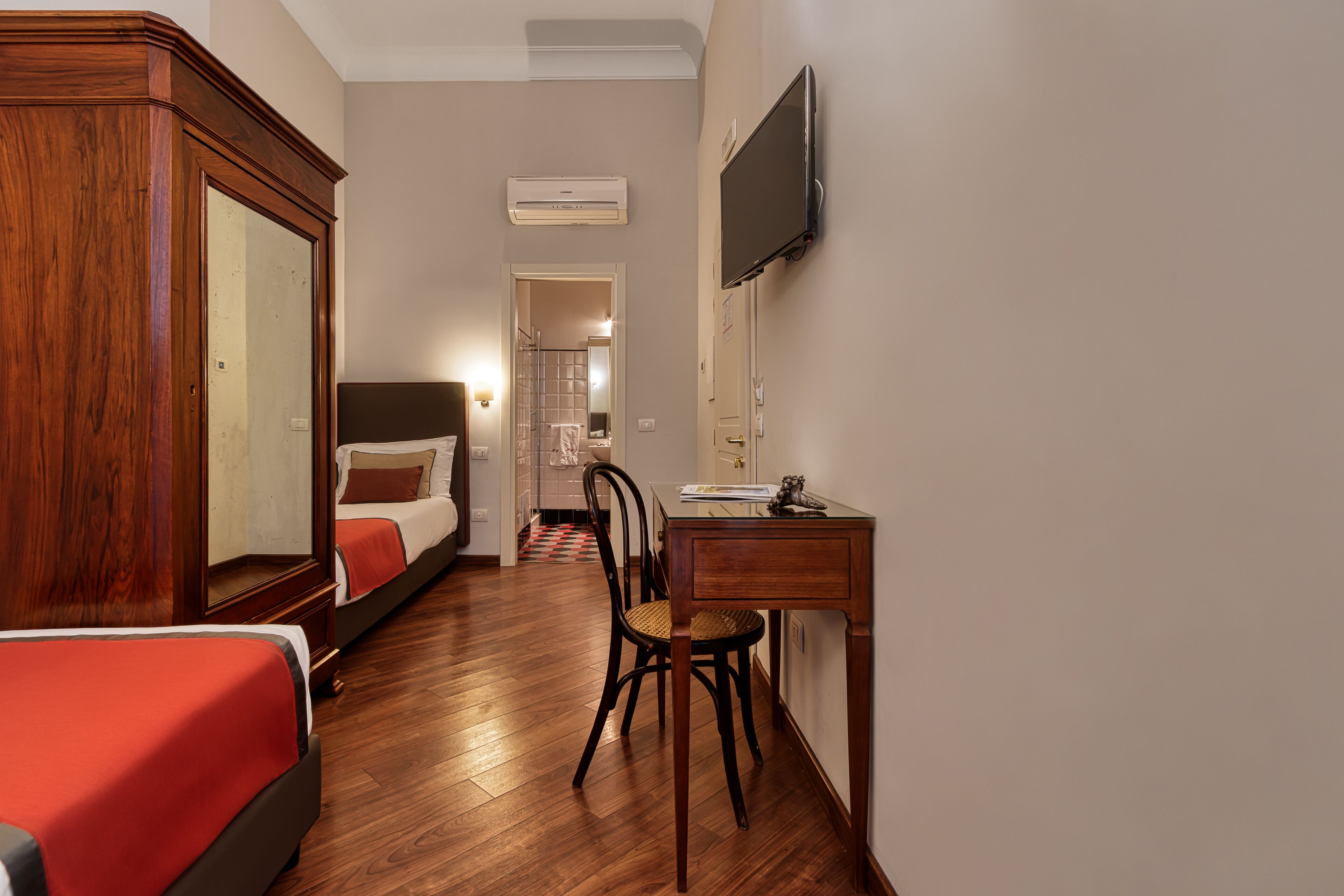 economy twin room | premium bedding, down duvets, minibar, in-room safe