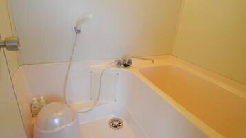 Japanese Tatami Room | Bathroom | Separate tub and shower, hair dryer, slippers, electronic bidet