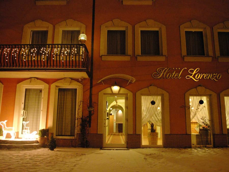 Front of property – evening/night