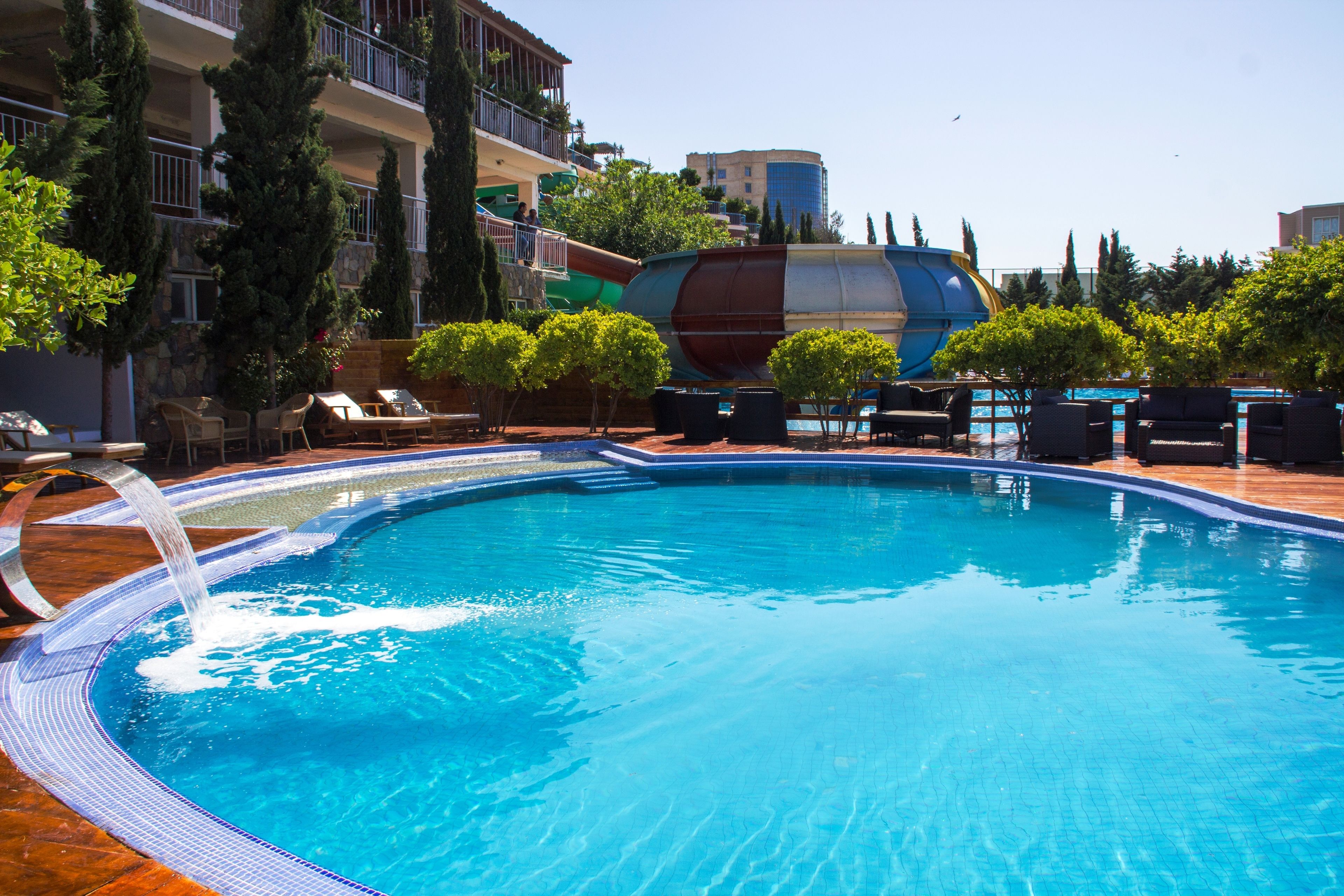 Seasonal outdoor pool