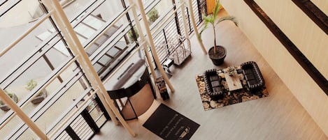 Sitteområde i lobbyen