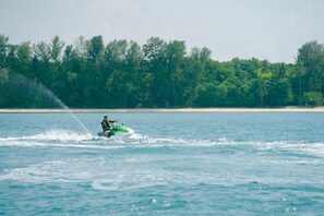 Spiaggia privata, sabbia bianca, teli da spiaggia