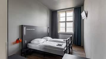 Zweibettzimmer | 1 Schlafzimmer, Zimmersafe, Schreibtisch, Bügeleisen/Bügelbrett