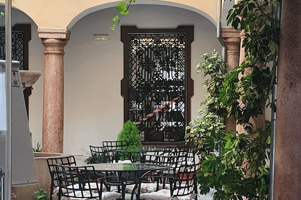 Interior entrance