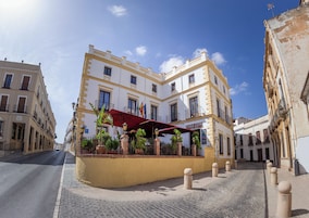 Fachada de la propiedad