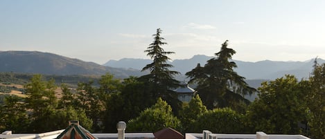 Vue depuis lâhĂ©bergement