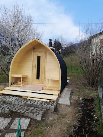 Sauna. Hotel Ristorante Sassi Rossi