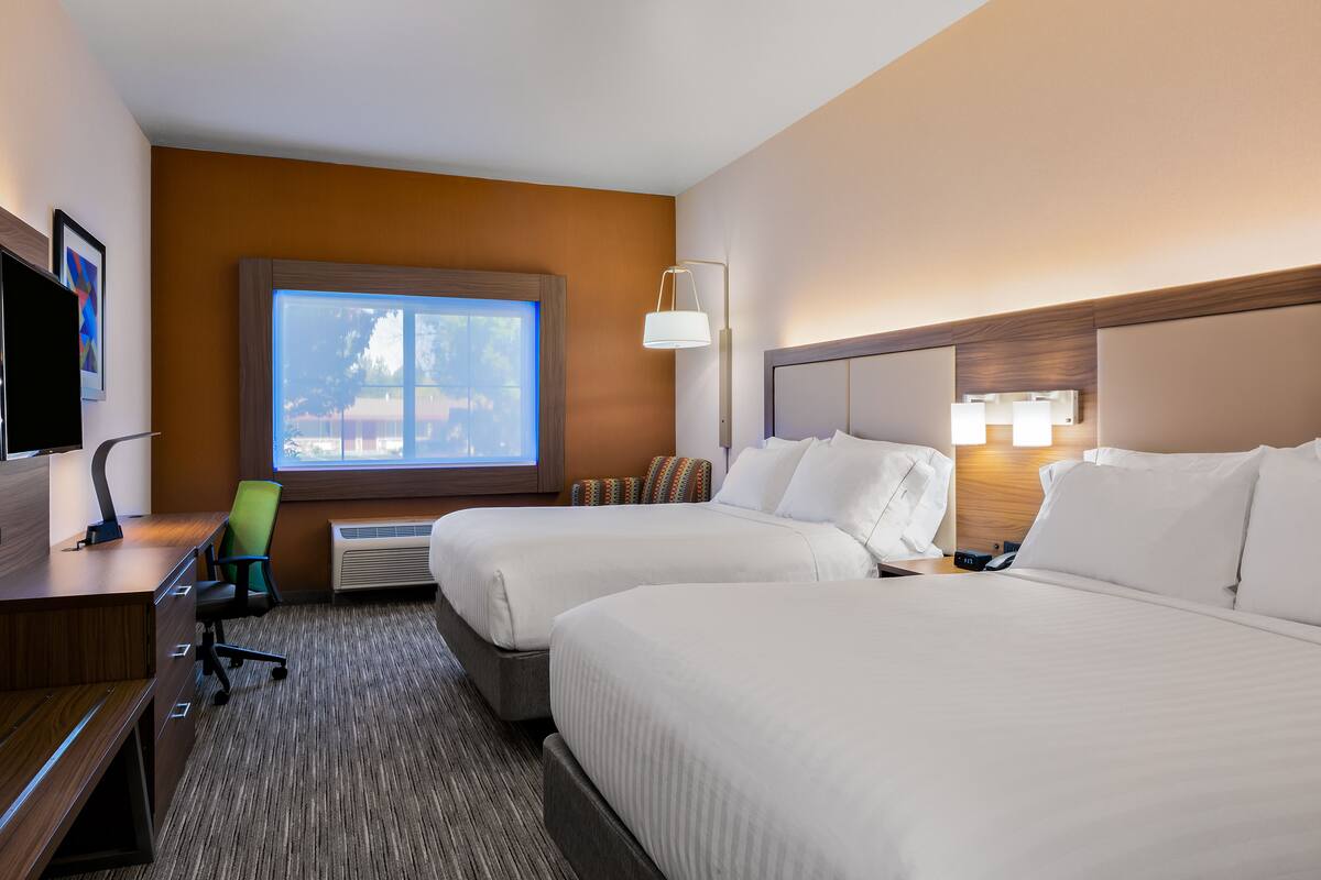 In-room safe, desk, laptop workspace, iron/ironing board