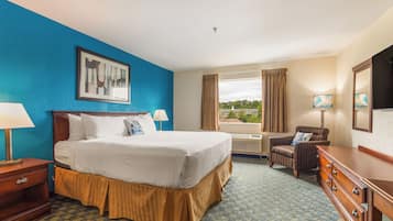 Blackout drapes, iron/ironing board, free WiFi, bed sheets