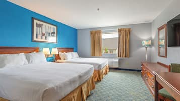 Blackout drapes, iron/ironing board, free WiFi, bed sheets