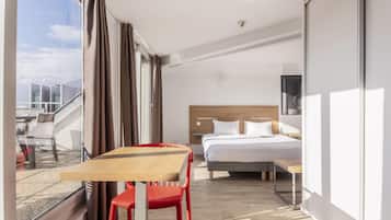Superior Studio, 1 Double or 2 Single Beds, Terrace, City View