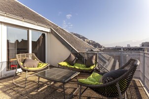 Superior Studio, 1 Double or 2 Twin Beds, Terrace, City View | Terrace/patio