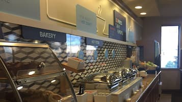 Free daily buffet breakfast