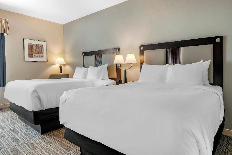 Premium bedding, down duvets, pillow-top beds, desk