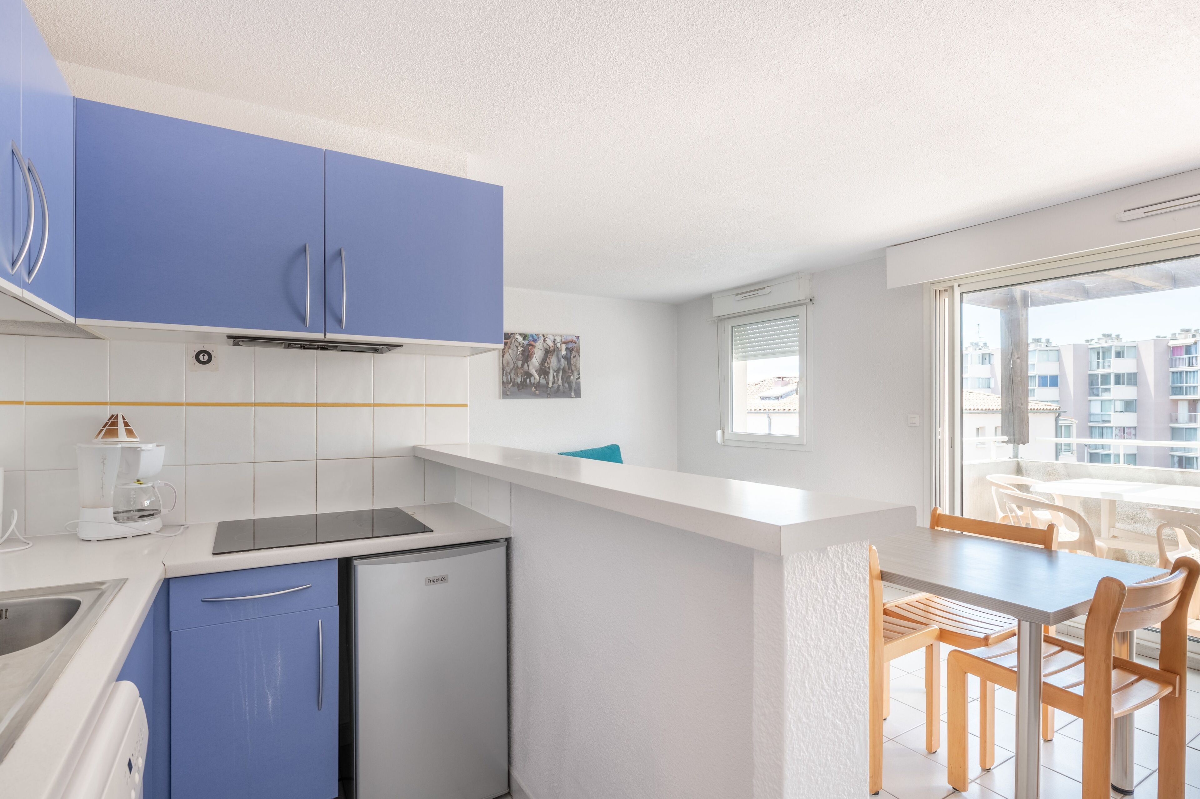 Apartment, 1 Schlafzimmer (for 6 persons) | Eigene Küche | Kühlschrank, Mikrowelle, Herdplatte, Wasserkocher mit Kaffee-/Teezubehör