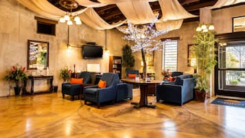 Sala de estar en el lobby