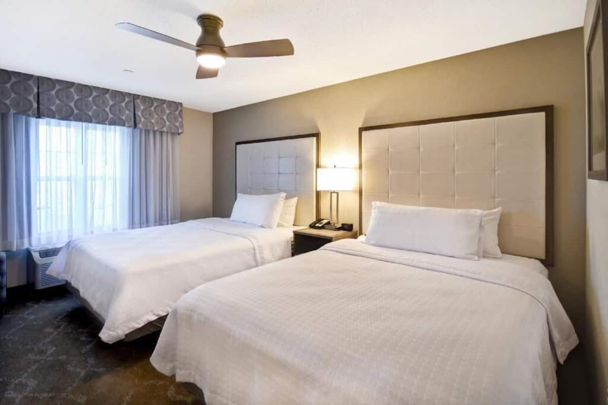 Blackout curtains, iron/ironing board, free WiFi, bed sheets