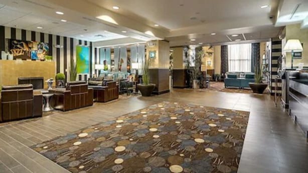 Sitteområde i lobbyen
